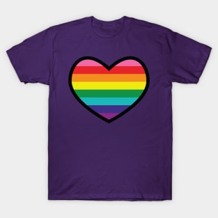 Original Rainbow Flag Heart T-Shirt